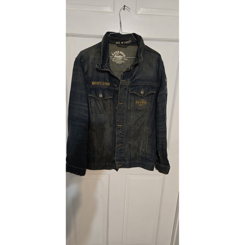 Hard Rock Northfield‎ Park Ohio Casino Jean Jacket Women's size Large